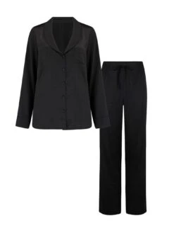Pour Moi Dusk Satin Pyjama Set -RIVE IS Clothing Shop 100BW SQ5 0000000004 BLACK MDd1
