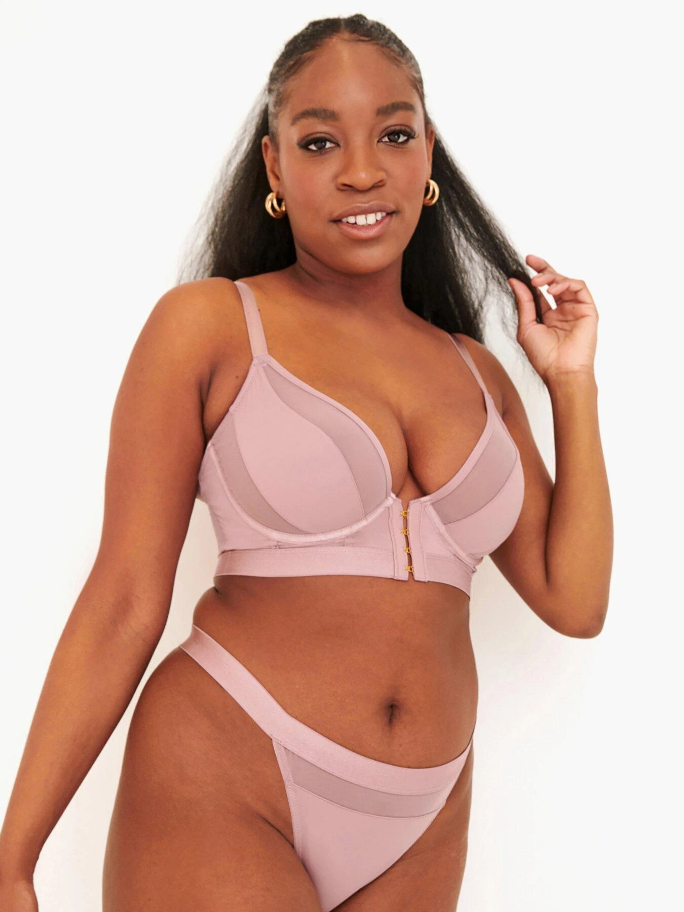 Pour Moi India High Leg Thong - Natural 4 Pour Moi India High Leg Thong - Natural - Image 2