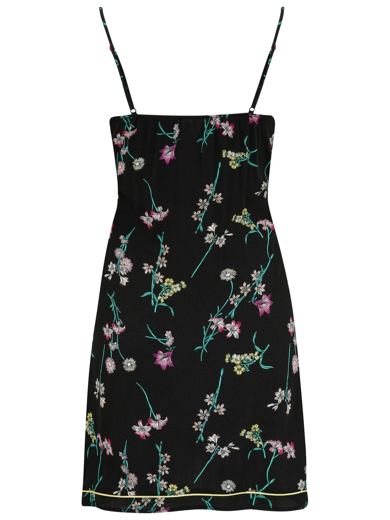 Pour Moi Luxe Woven Contrast Trim Chemise - Black/Multi 6 Pour Moi Luxe Woven Contrast Trim Chemise - Black/Multi - Image 4