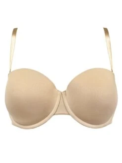 Pour Moi Definitions Push-up Strapless Bra - Natural -RIVE IS Clothing Shop 108HA SQ4 0000000003 NATURAL MDd