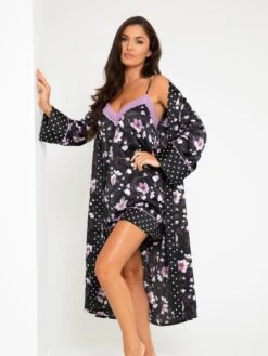 Pour Moi Luxe Satin Print Mix Chemise -RIVE IS Clothing Shop 10AUP SQ3 0000000029 MULTI MDo