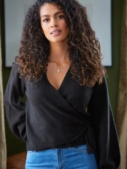 Pour Moi Elle Knit Ballet Top - Black 7 Pour Moi Elle Knit Ballet Top - Black -RIVE IS Clothing Shop 10D14 SQ4 0000000004 BLACK MDd