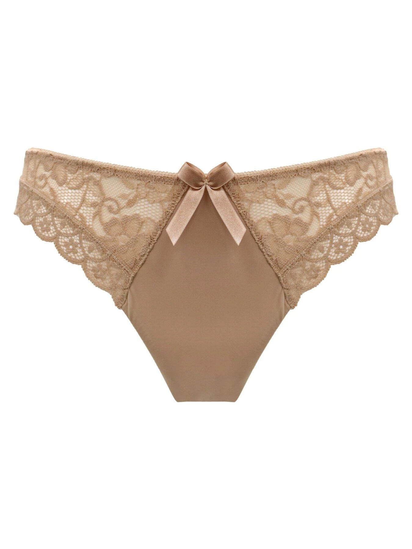 Pour Moi Rebel Brazilian Brief - Beige 5 Pour Moi Rebel Brazilian Brief - Beige - Image 3
