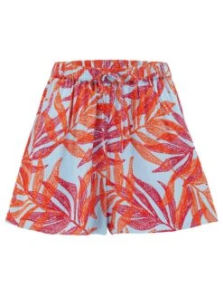 Pour Moi Crinkle Viscose Tie Front Beach Shorts - Multi -RIVE IS Clothing Shop 10HO2 SQ5 0000000029 MULTI MDd1