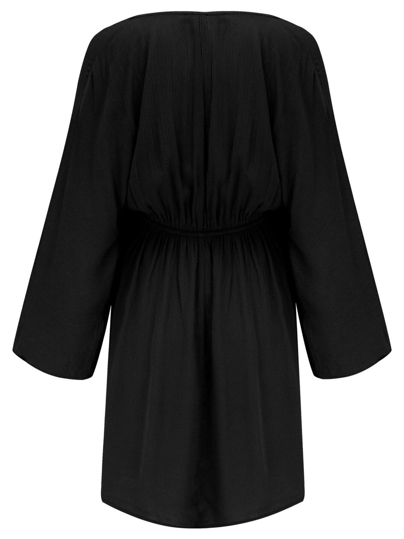 Pour Moi Crinkle O Ring Cover Up - Black 6 Pour Moi Crinkle O Ring Cover Up - Black - Image 4