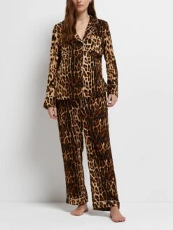 River Island Leopard Print Maternity Pyjama Shirt -RIVE IS Clothing Shop 10ZGA SQ4 0000000143 BROWN MDd