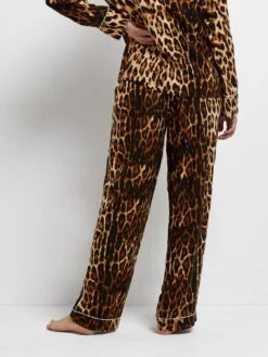 River Island Leopard Print Maternity Pyjama Trousers -RIVE IS Clothing Shop 10ZGC SQ2 0000000143 BROWN MDb