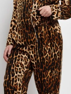 River Island Leopard Print Maternity Pyjama Trousers -RIVE IS Clothing Shop 10ZGC SQ4 0000000143 BROWN MDd