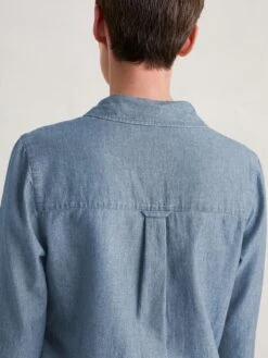 Seasalt Cornwall Sailmaker Shirt - Blue -RIVE IS Clothing Shop 11016 SQ2 0000000020 BLUE MDb