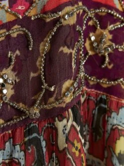 River Island Plus Paisley Smock Maxi Dress -RIVE IS Clothing Shop 112GJ SQ5 0000000063 PINK MDd1