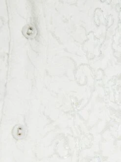 River Island Petite Lace Beaded Mini Shirt Dress -RIVE IS Clothing Shop 112RV SQ5 0000000067 CREAM MDd1