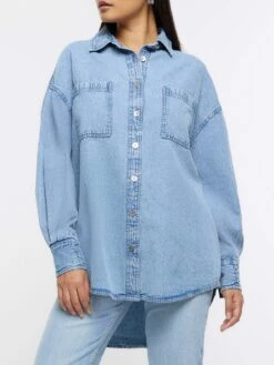 River Island Oversized Denim Shirt
