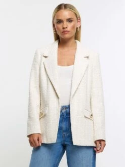 River Island Petite Boucle Blazer