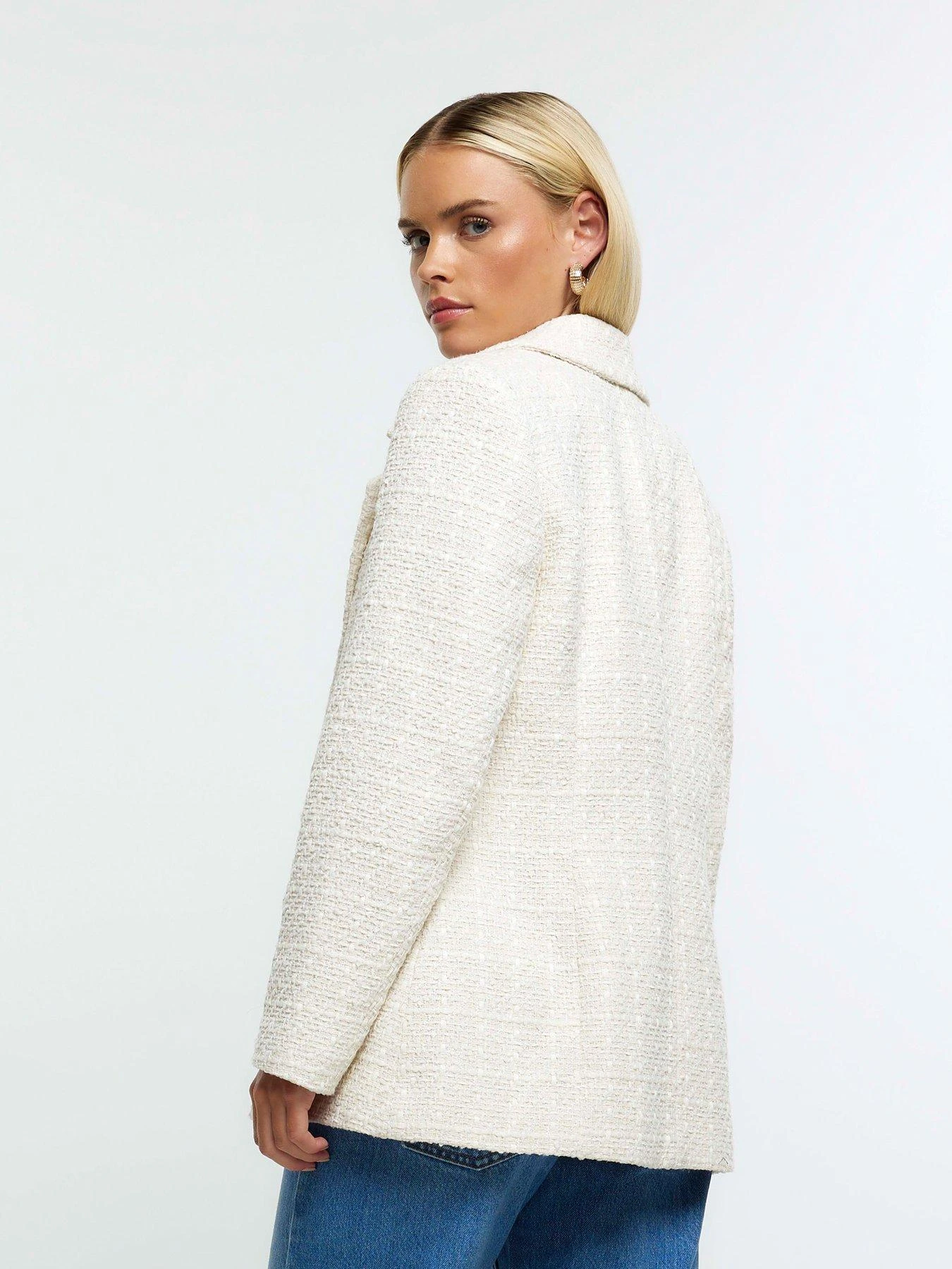 River Island Petite Boucle Blazer 4 River Island Petite Boucle Blazer - Image 2