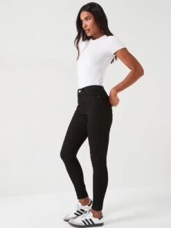 Everyday Short Florence High Rise Skinny Jeans - Black -RIVE IS Clothing Shop LQXNJ SQ3 0000000004 BLACK MDo