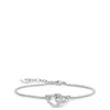 Thomas Sabo Sterling Silver Cubic Zirconia Heart Together Forever Link Bracelet -RIVE IS Clothing Shop LV6AT SQ1 0000000099 N A SLf