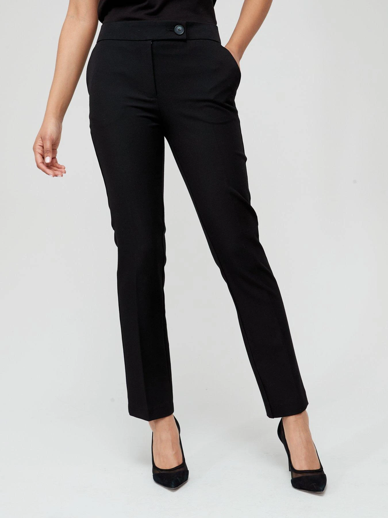 Everyday The Slim Leg Trouser - Black 3 Everyday The Slim Leg Trouser - Black