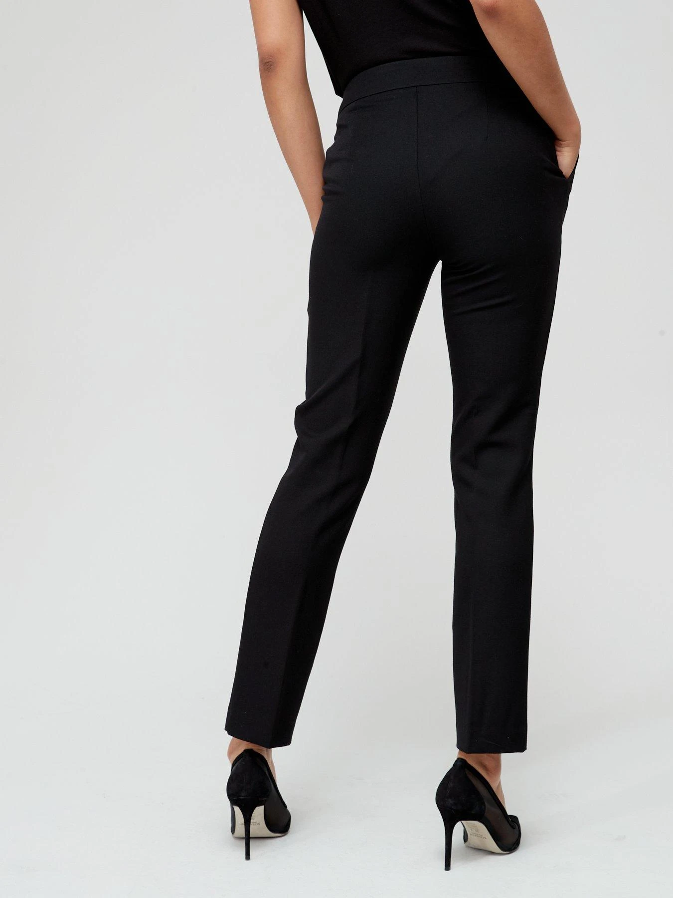 Everyday The Slim Leg Trouser - Black 4 Everyday The Slim Leg Trouser - Black - Image 2