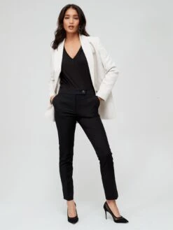 Everyday The Petite Slim Leg Trouser - Black -RIVE IS Clothing Shop N6DHV SQ6 0000000004 BLACK MDd2