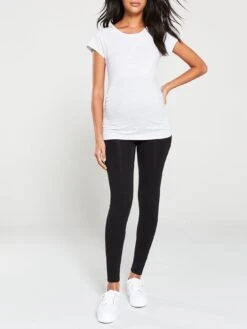 Everyday 2 Pack Maternity Legging - Black -RIVE IS Clothing Shop NT6MG SQ4 0000000226 BLACK BLACK MDo