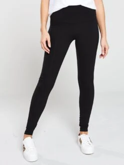 V By Very Petite Confident Curve Legging - Black