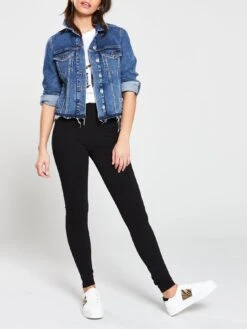 V By Very Petite Confident Curve Legging - Black -RIVE IS Clothing Shop NUCP4 SQ3 0000000004 BLACK MDo