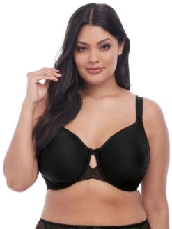 Elomi Charley Underwired Bandless Spacer Moulded Bra - Black 