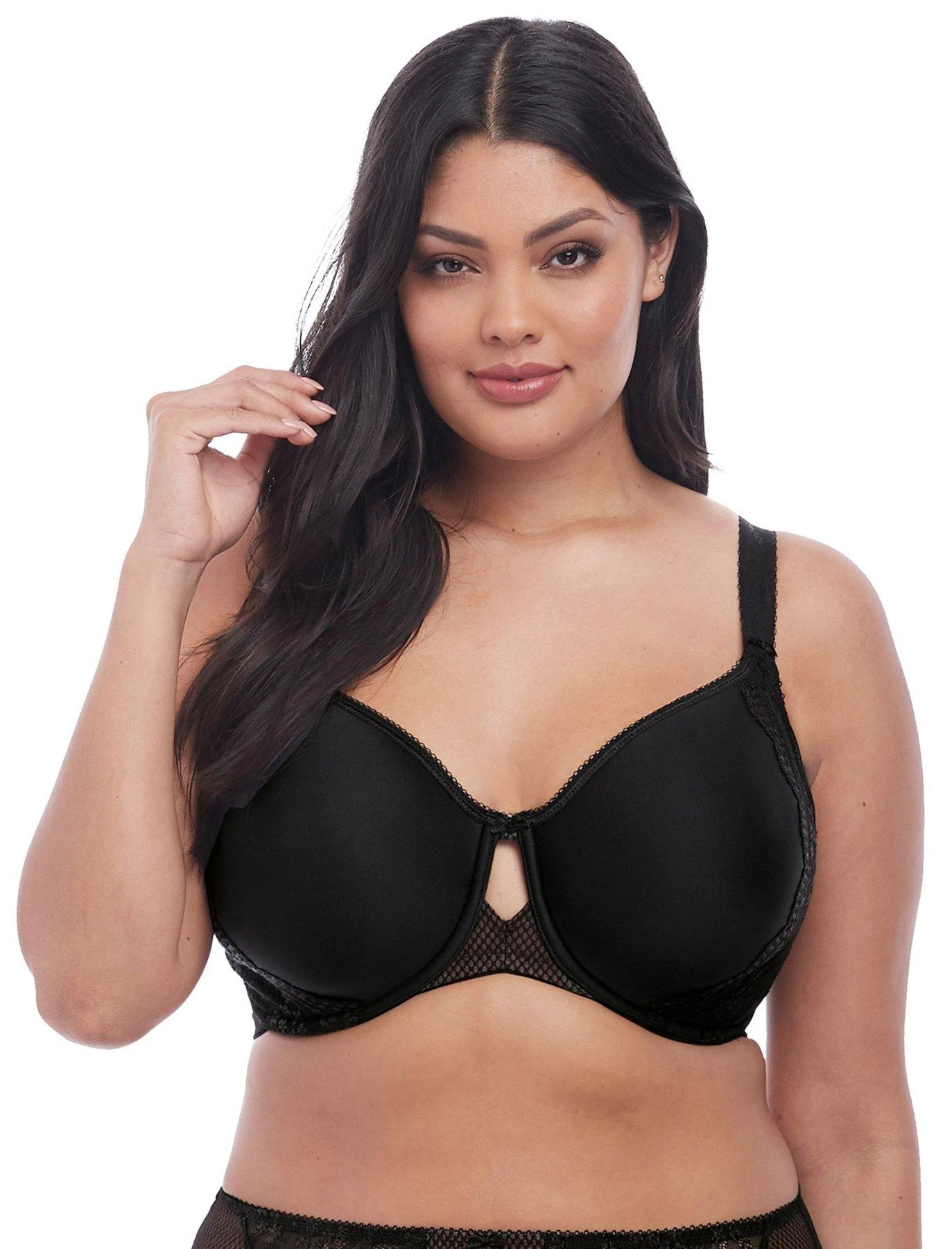Elomi Charley Underwired Bandless Spacer Moulded Bra - Black 3 Elomi Charley Underwired Bandless Spacer Moulded Bra - Black