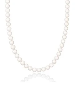 Beaverbrooks Silver Freshwater Pearl Single Row Necklace -RIVE IS Clothing Shop PTXUK SQ4 0000000088 NO COLOR SLd1