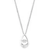 Beaverbrooks Dance 9ct White Gold Diamond Pendant -RIVE IS Clothing Shop PTXVJ SQ1 0000000088 NO COLOR SLf