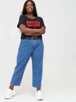 Levi's® Plus Levi's Plus Pl Perfect Tee - Mineral Black -RIVE IS Clothing Shop PVNHW SQ3 0000000004 BLACK MDo