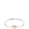 Beaverbrooks Silver Rose Gold Plated Cubic Zirconia Infinity Heart Bracelet -RIVE IS Clothing Shop QDJ74 SQ1 0000000088 NO COLOR SLf