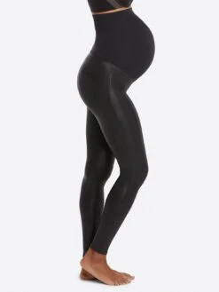 Spanx Mama Faux Leather Leggings - Black -RIVE IS Clothing Shop QK3NA SQ4 0000000004 BLACK MDd