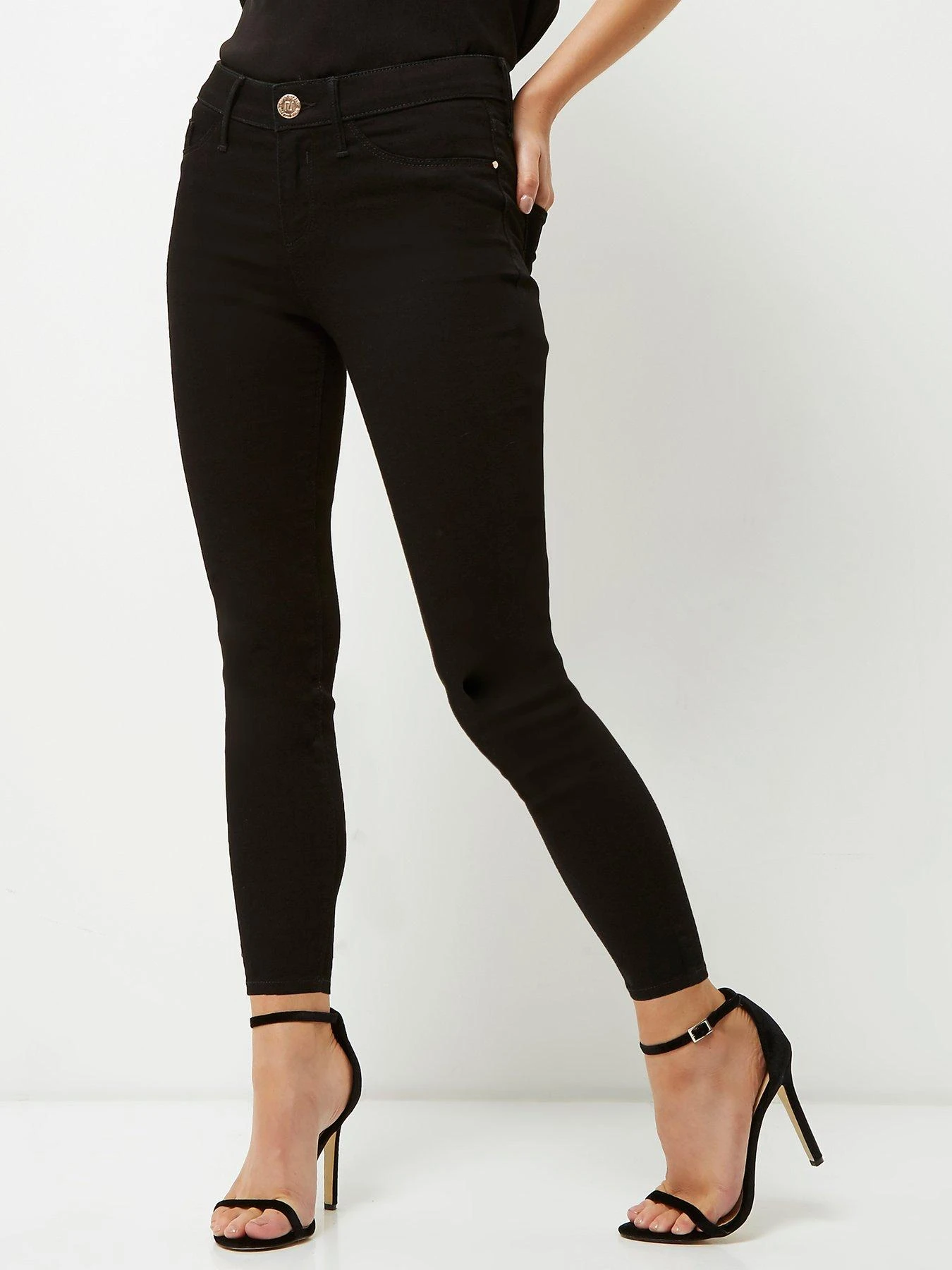 RI Petite Mid Rise Molly Jegging - Black 3 RI Petite Mid Rise Molly Jegging - Black