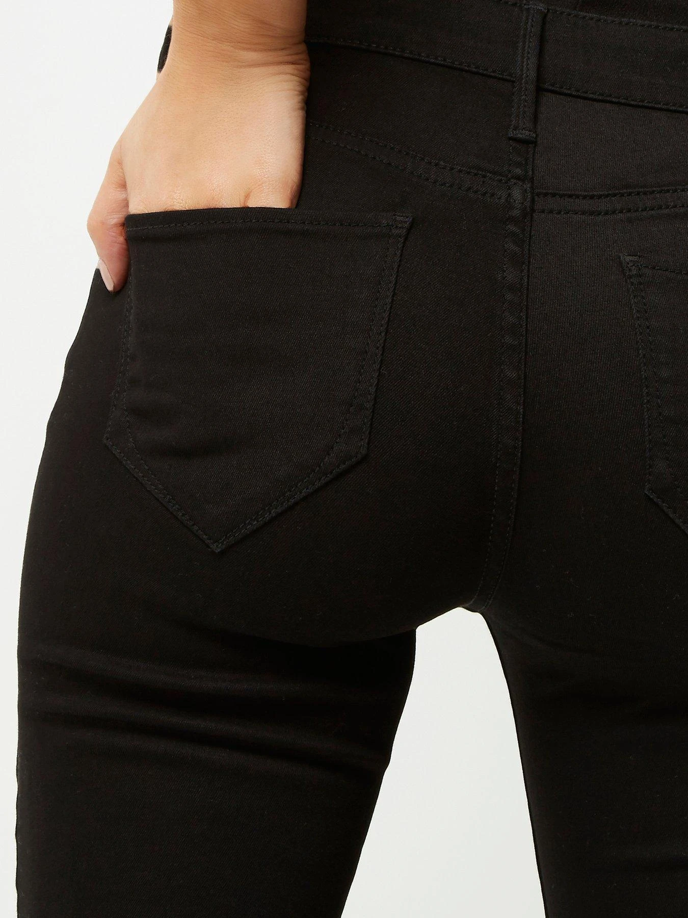 RI Petite Mid Rise Molly Jegging - Black 6 RI Petite Mid Rise Molly Jegging - Black - Image 4