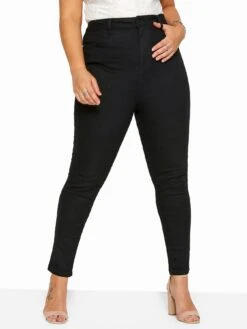 Yours London Ava Super Stretch Skinny - Black