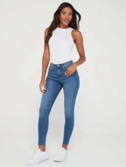 Everyday New Florence High Rise Skinny Jean - Mid Wash -RIVE IS Clothing Shop RPNA3 SQ4 0000000265 MID WASH MDd1