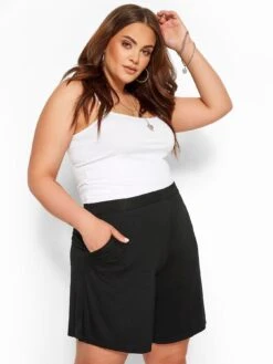 Yours Jersey Shorts - Black