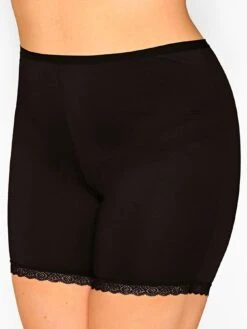 Yours Lace Hem Thigh Smoother..blk