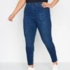 Yours Clothing Jenny Jegging 28" Mid Blue