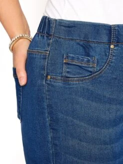 Yours Clothing Jenny Jegging 28" Mid Blue -RIVE IS Clothing Shop T6RAC SQ4 0000000020 BLUE MDd