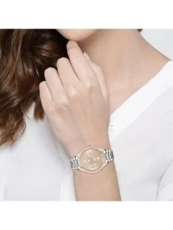 BOSS Grand Course Blush Dial Stainless Steel Bracelet Watch -RIVE IS Clothing Shop T7XMH SQ5 0000000035 SILVER SLd1