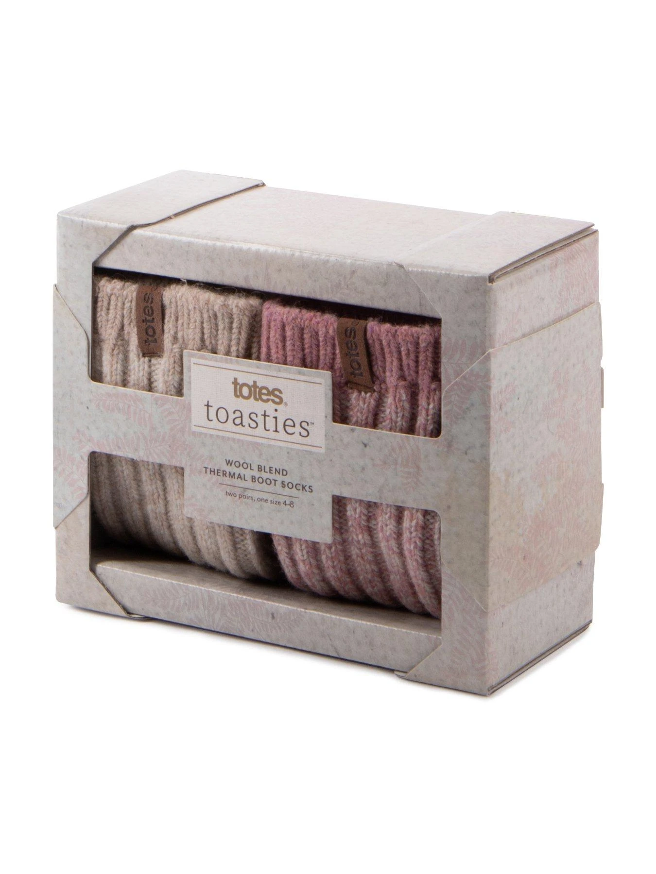 TOTES Chunky Twist Wool Boot Socks (2 Pack) - Multi 4 TOTES Chunky Twist Wool Boot Socks (2 Pack) - Multi - Image 2