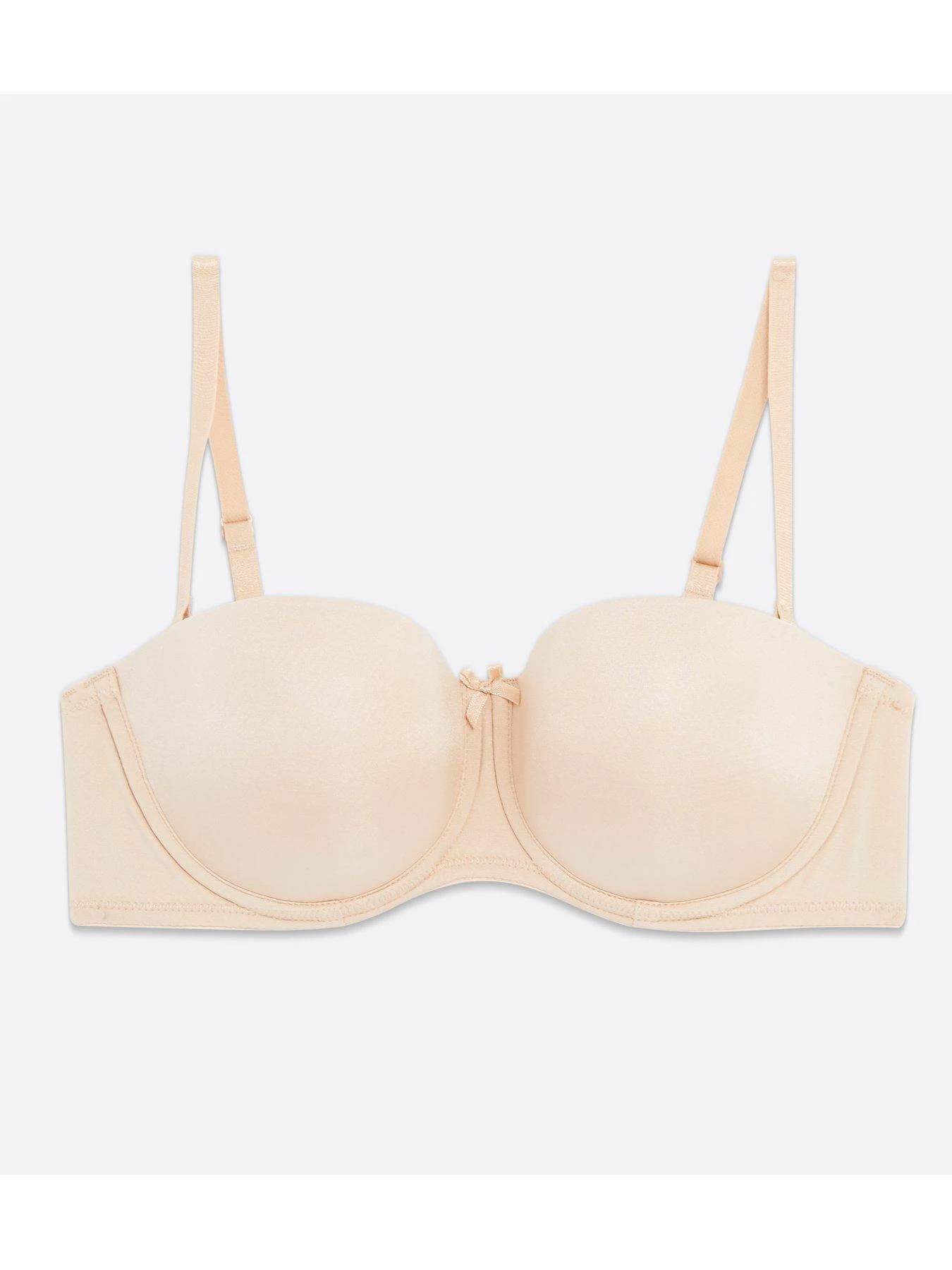 New Look Tan Bow Front Strapless Bra 6 New Look Tan Bow Front Strapless Bra - Image 4