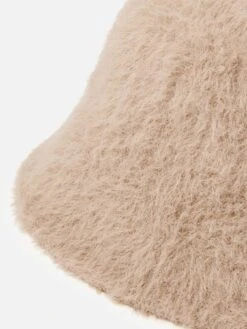 Accessorize Fluffy Bucket Hat -RIVE IS Clothing Shop TKHPA SQ3 0000000057 CAMEL SLd