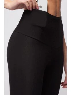 TLC Sport Performance Tummy Control Extra Strong Compression Cropped Legging - Black -RIVE IS Clothing Shop TQP36 SQ4 0000000004 BLACK MDd