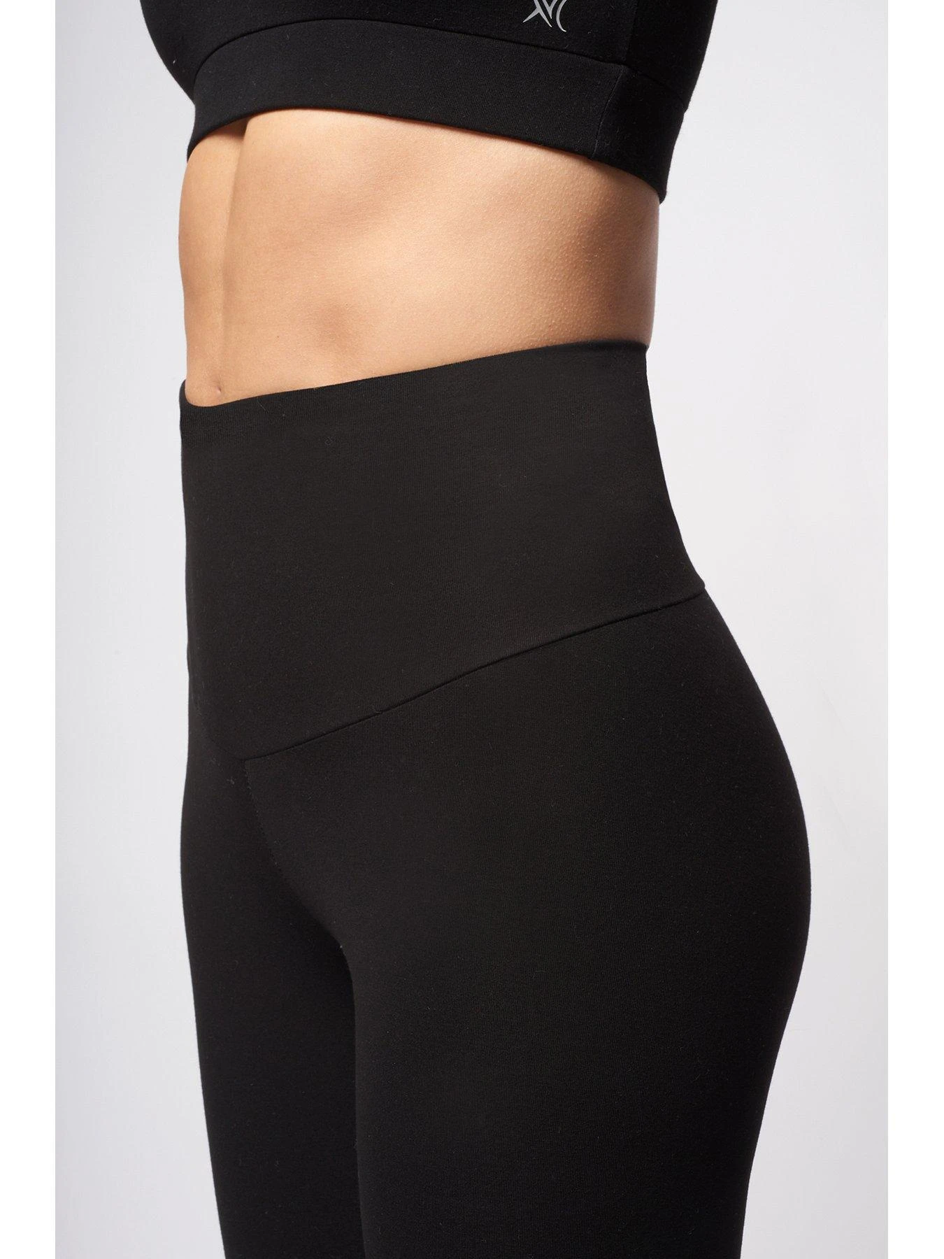 TLC Sport Performance Tummy Control Lightweight Strong Compression Legging - Black 6 TLC Sport Performance Tummy Control Lightweight Strong Compression Legging - Black - Image 4