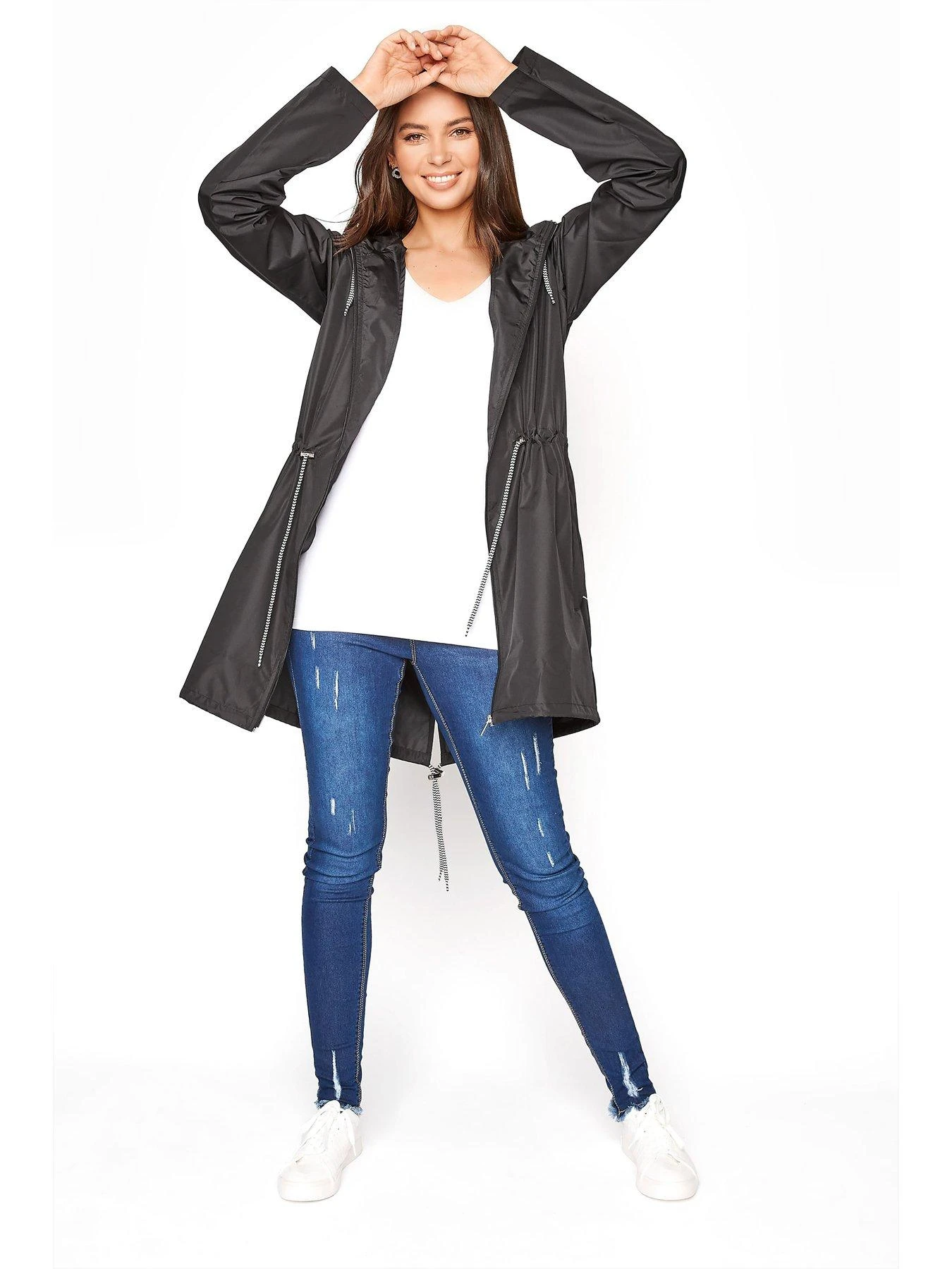 Long Tall Sally Pocket Parka - Black 5 Long Tall Sally Pocket Parka - Black - Image 3