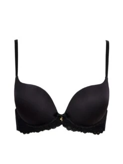 Gossard Superboost Lace Plunge T-Shirt Bra - Black -RIVE IS Clothing Shop TYNEH SQ4 0000000004 BLACK MDd