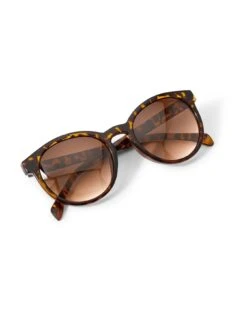 Katie Loxton Geneva Sunglasses - Tortoiseshell -RIVE IS Clothing Shop U3RVX SQ3 0000000387 TORTOISESHELL SLd
